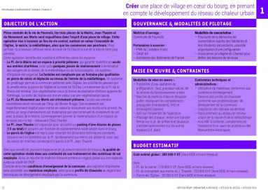 PROJET D’AMÉNAGEMENT DURABLE, urbanisme